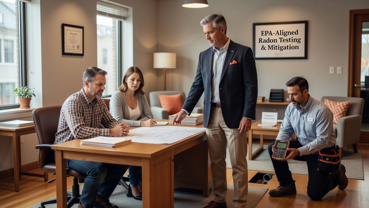 real estate office professional environment
