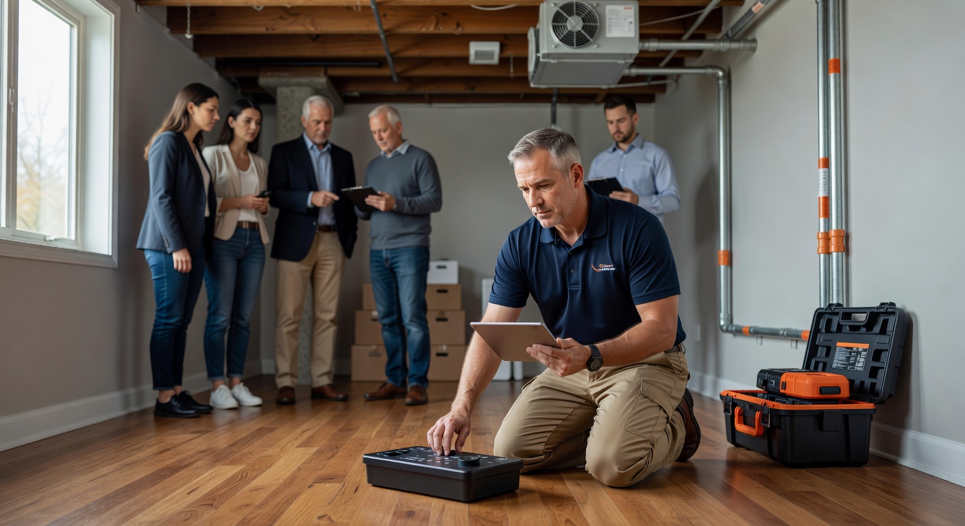 radon testing continuous monitor ohio home inspection