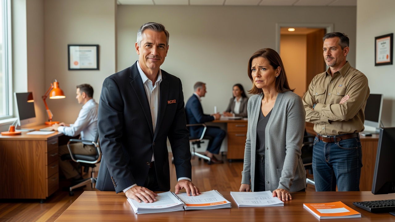 real estate office professional environment