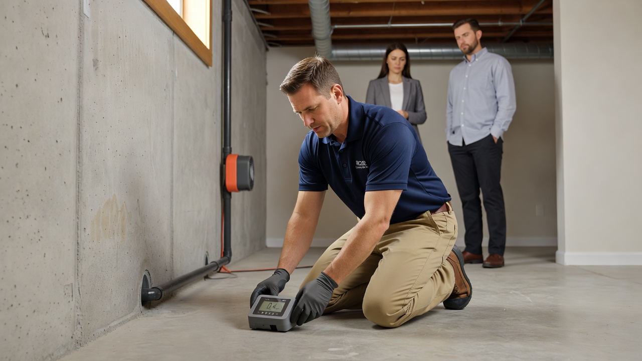 continuous radon monitor device basement testing