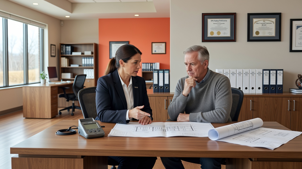 real estate office professional environment