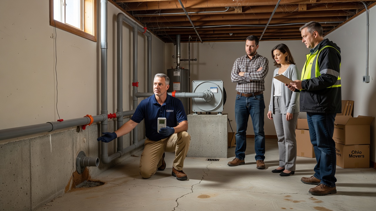 radon test kit basement Ohio home