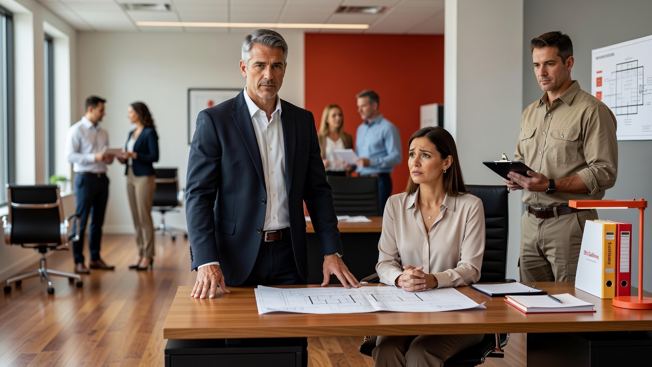 real estate office professional environment