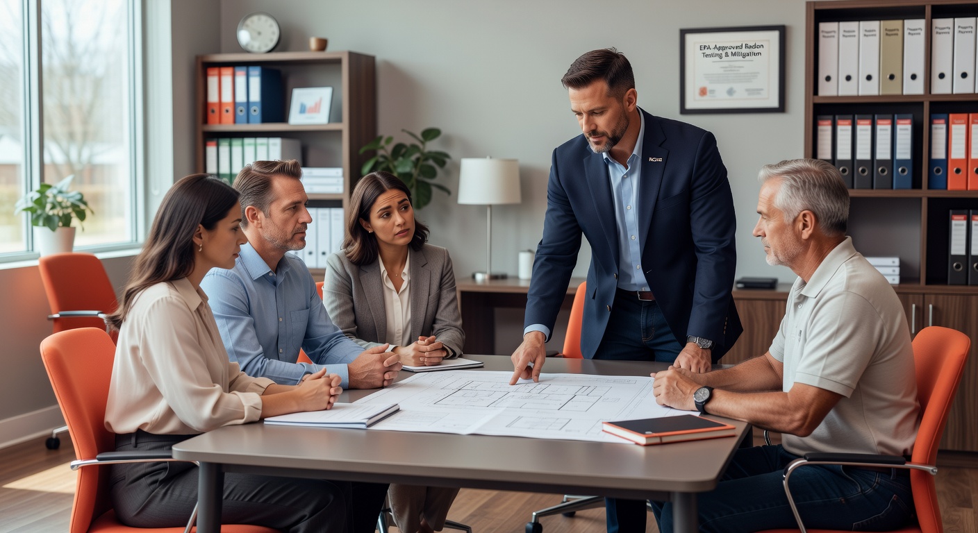 real estate office professional environment