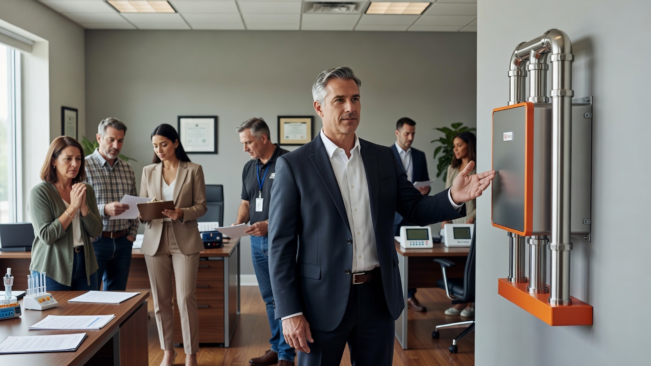 real estate office professional environment