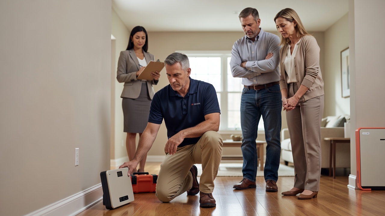 continuous radon monitor device home test