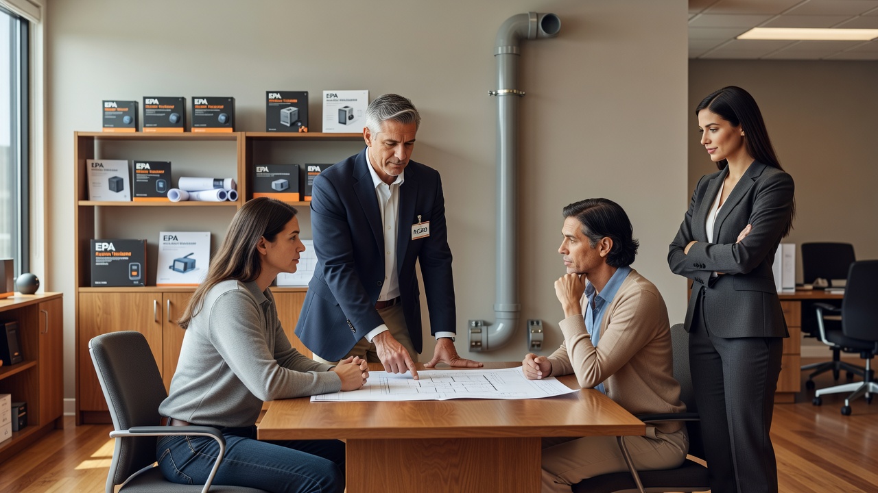 real estate office professional environment