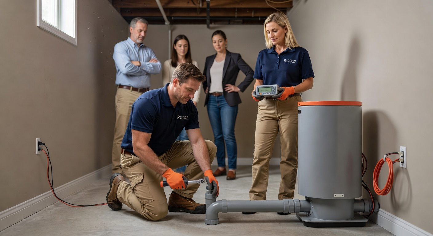 professional radon mitigation team Ohio licensed RC202