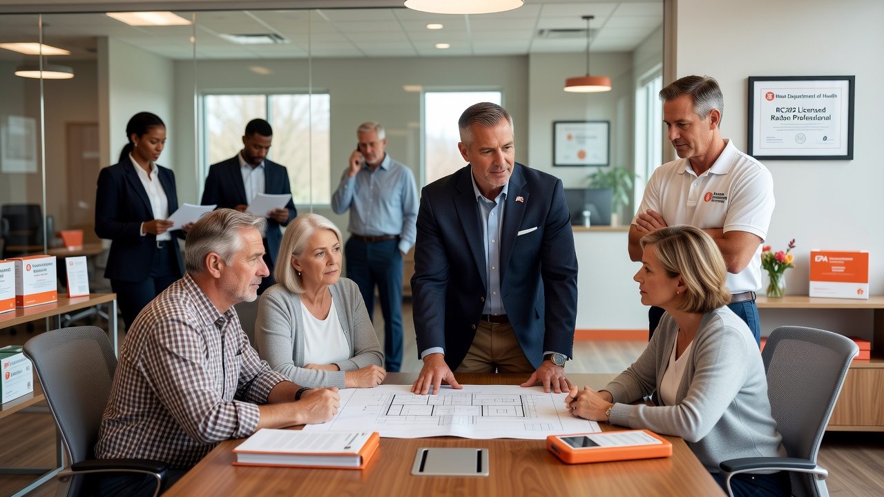 real estate office professional environment
