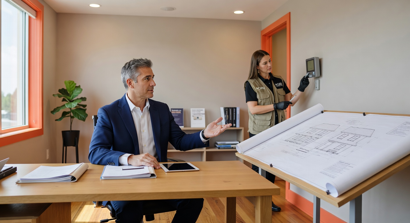 real estate office professional environment
