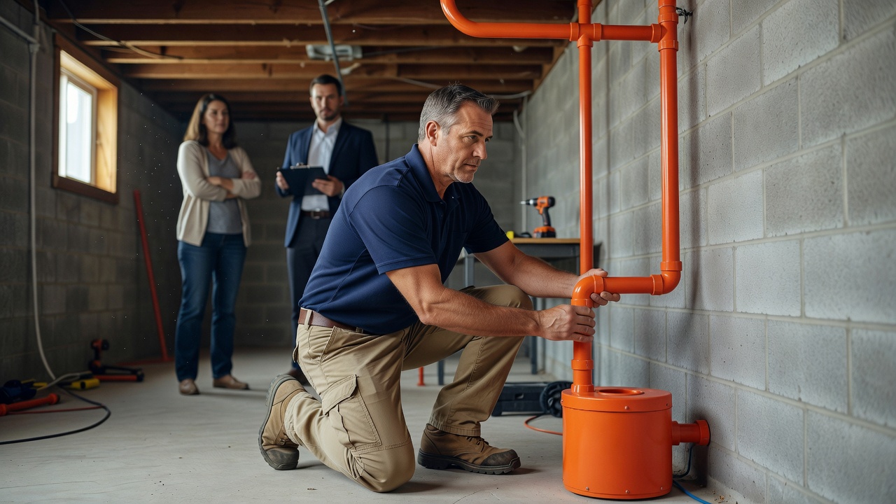 licensed radon mitigation technician Ohio home