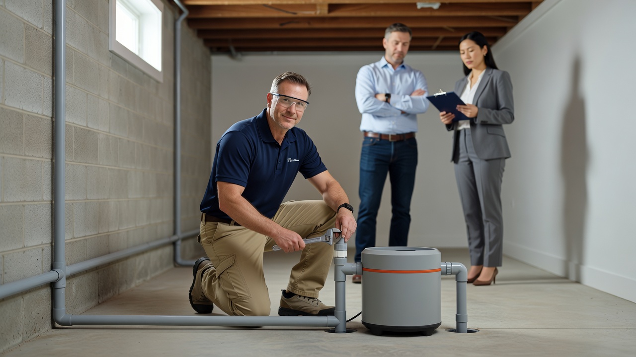 radon mitigation system installation Ohio home
