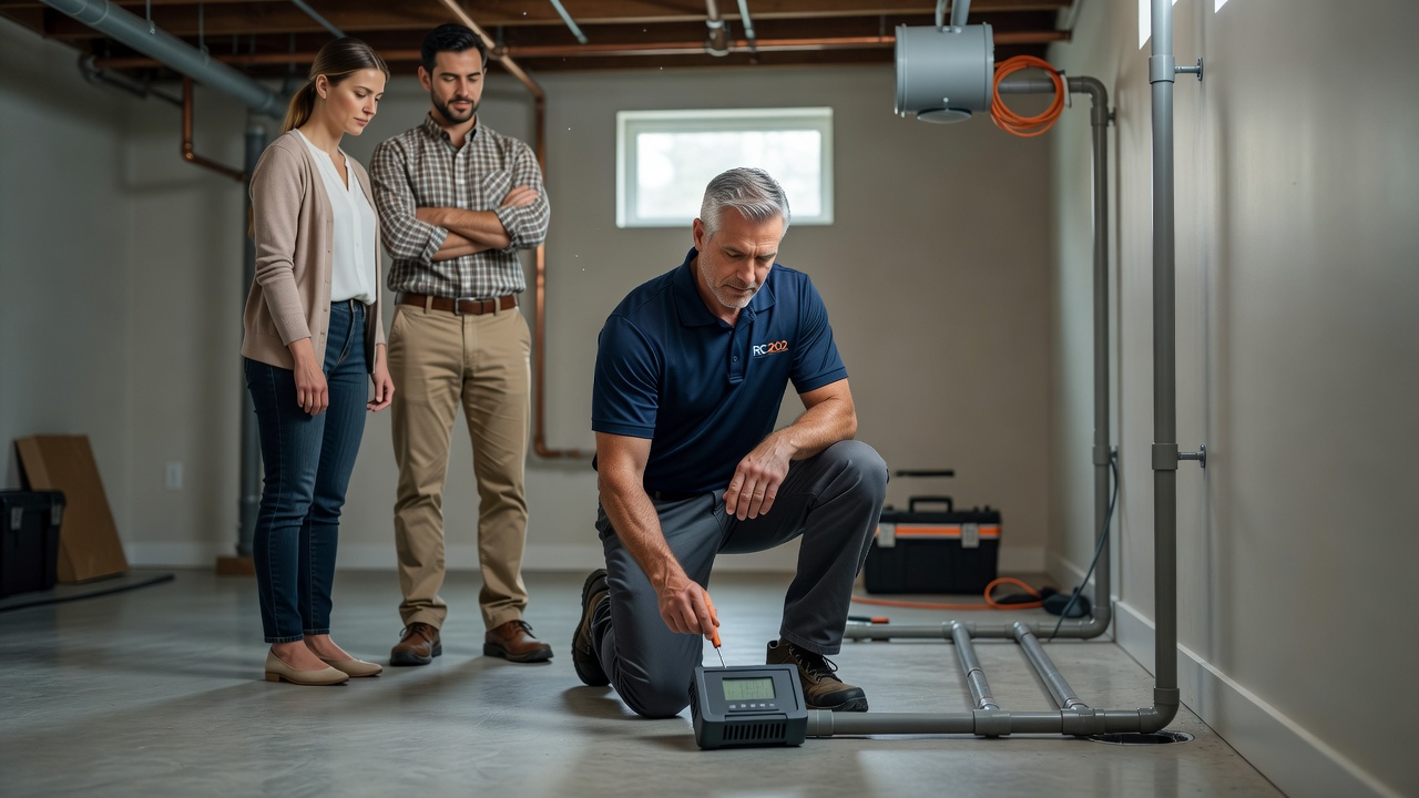continuous radon monitor device home inspection