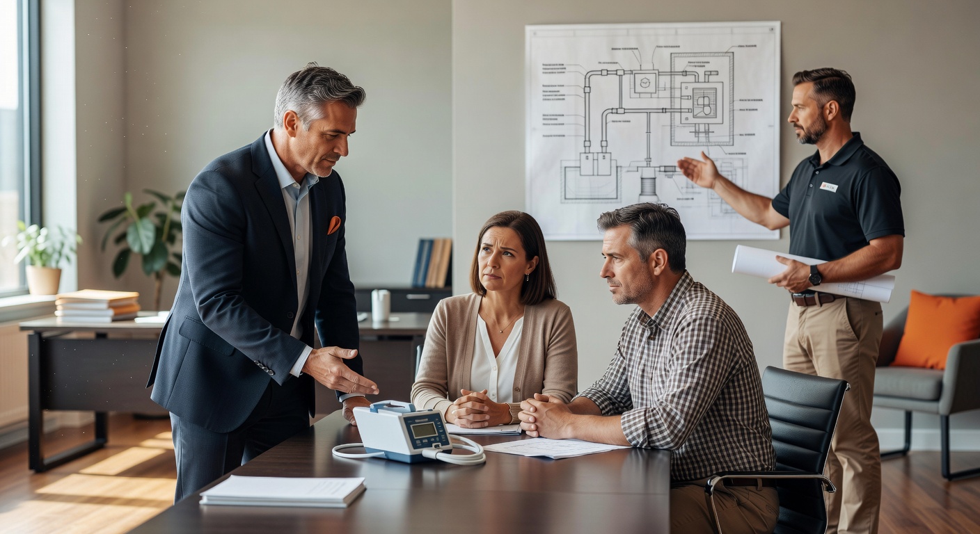 real estate office professional environment
