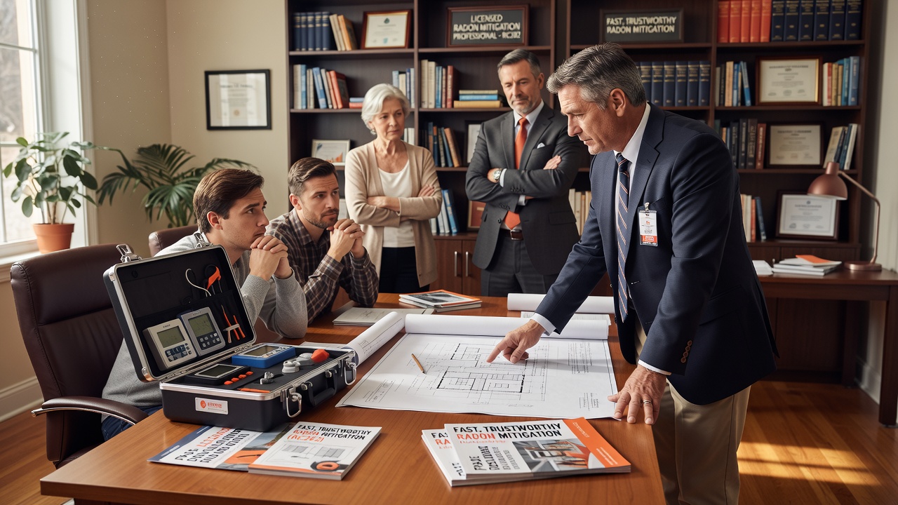 real estate office professional environment