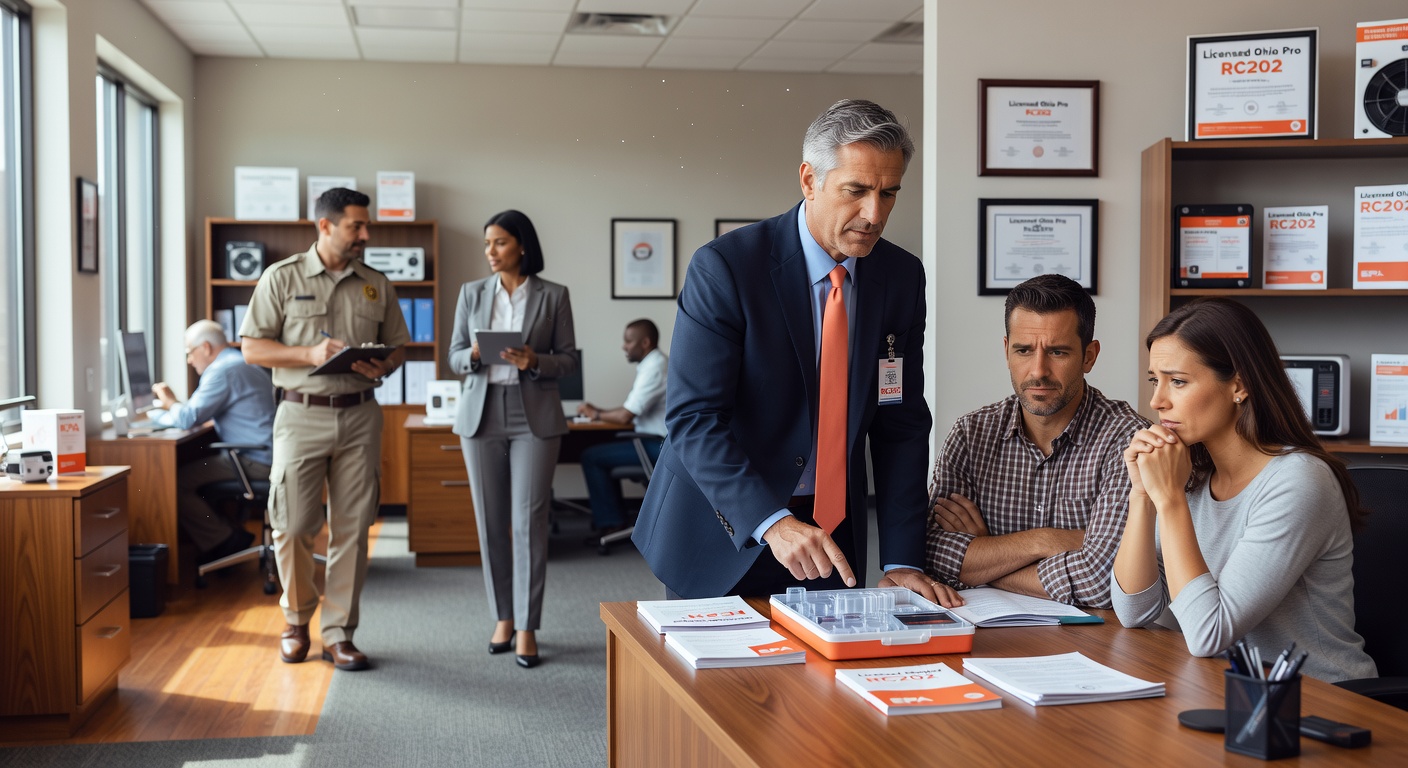 real estate office professional environment