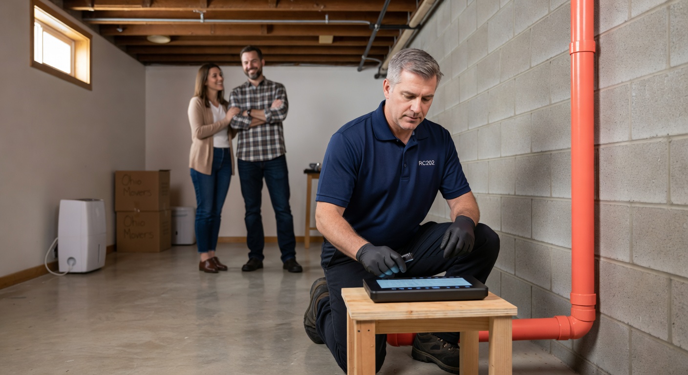 radon test kit continuous monitor basement Ohio
