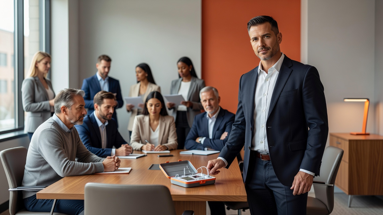real estate office professional environment