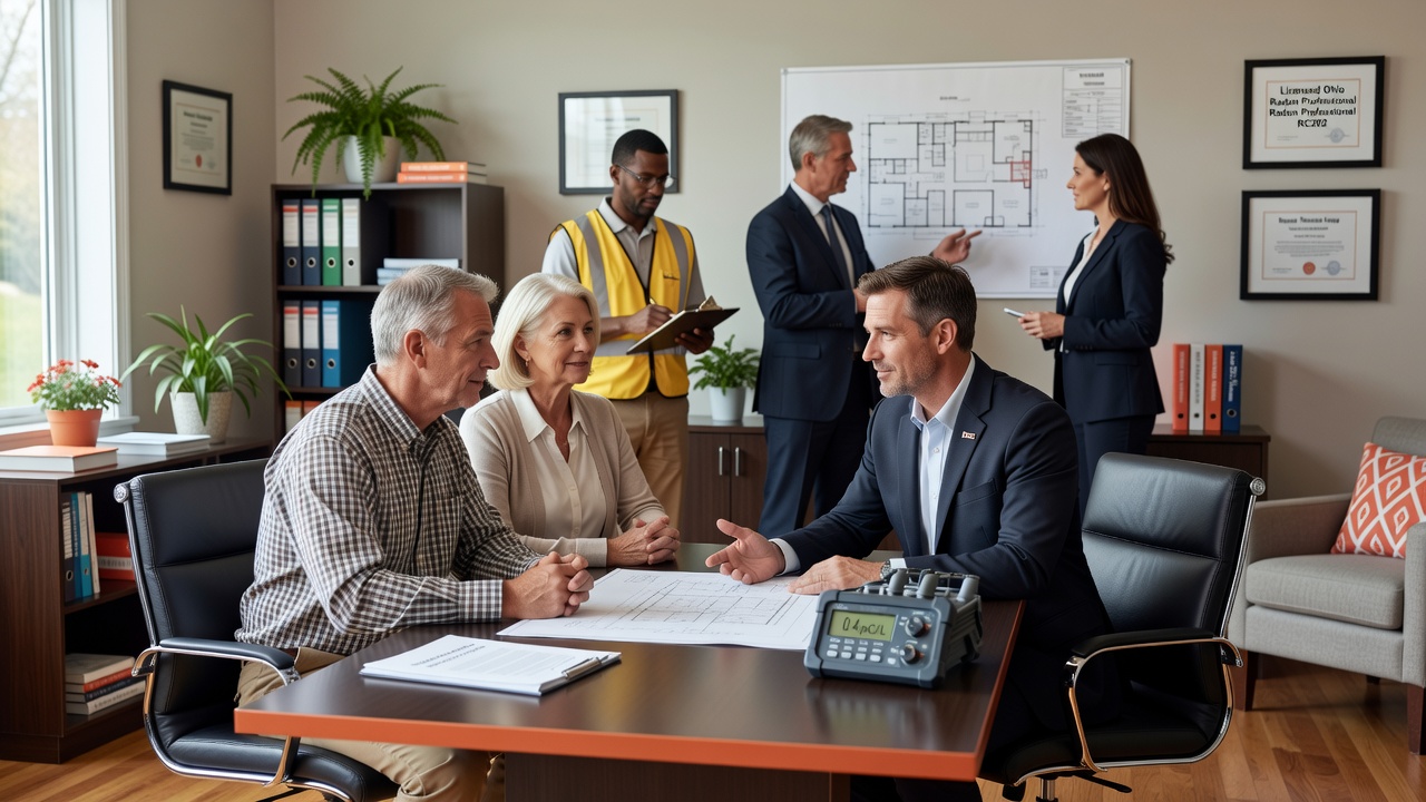 real estate office professional environment