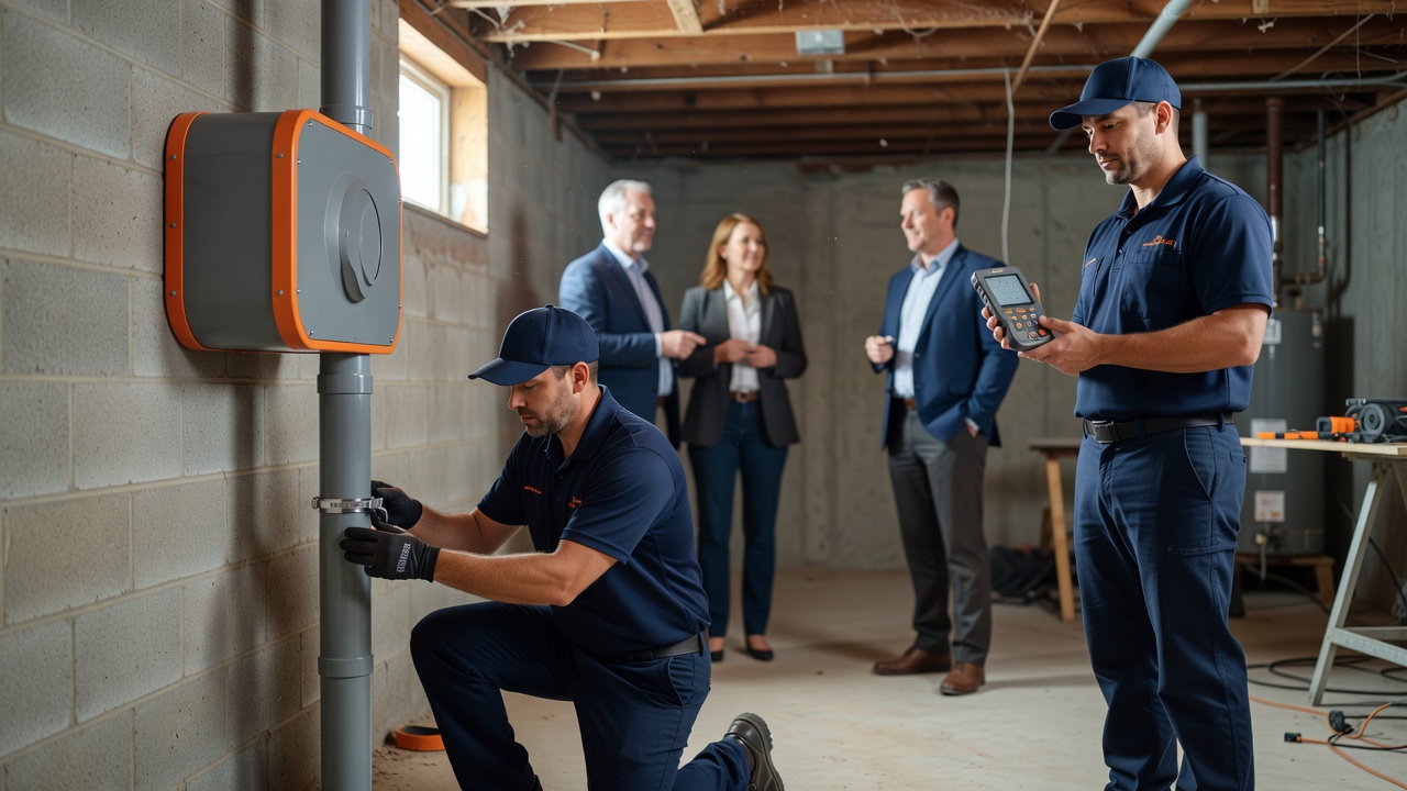 radon mitigation system installation Ohio home