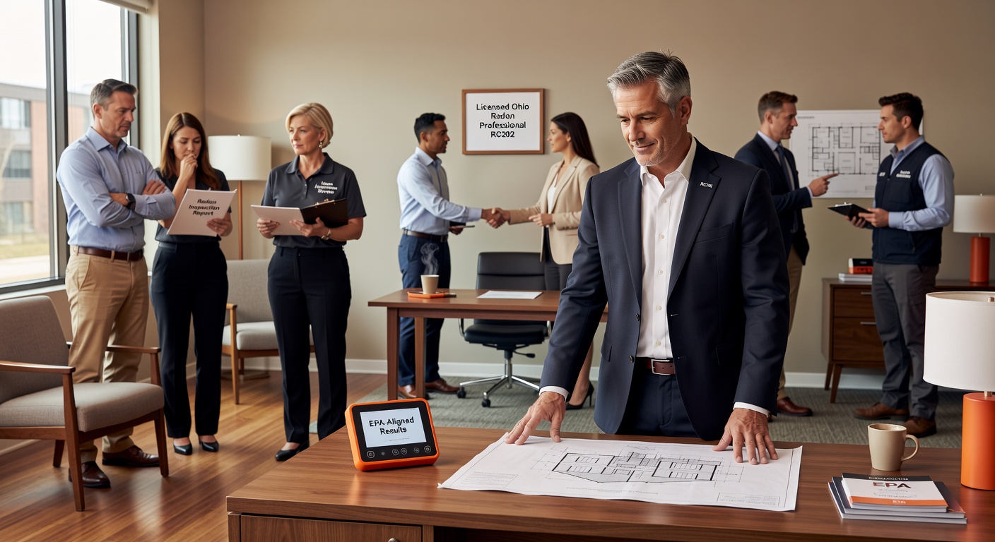 real estate office professional environment