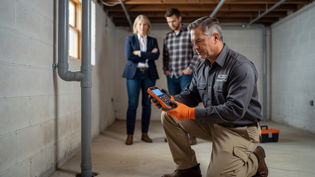 radon mitigation system installation Ohio basement
