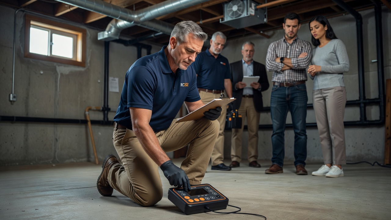 radon test kit professional measurement equipment