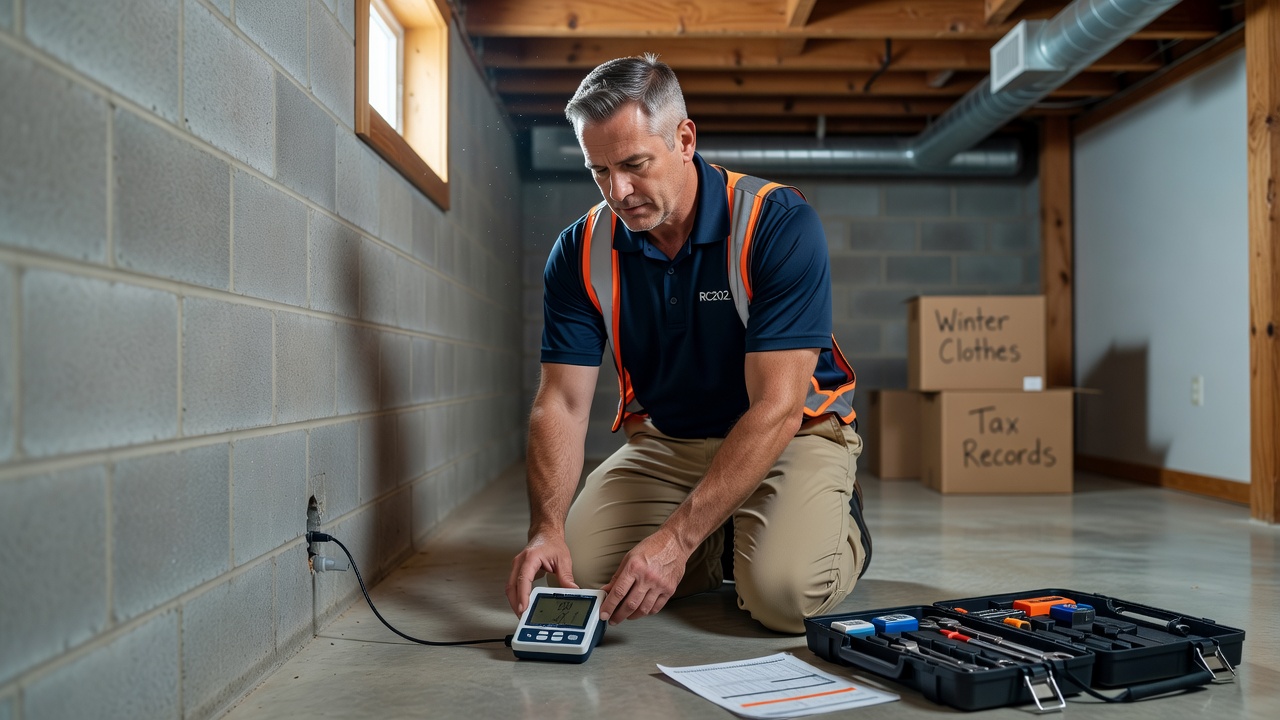 licensed radon technician testing Ohio home