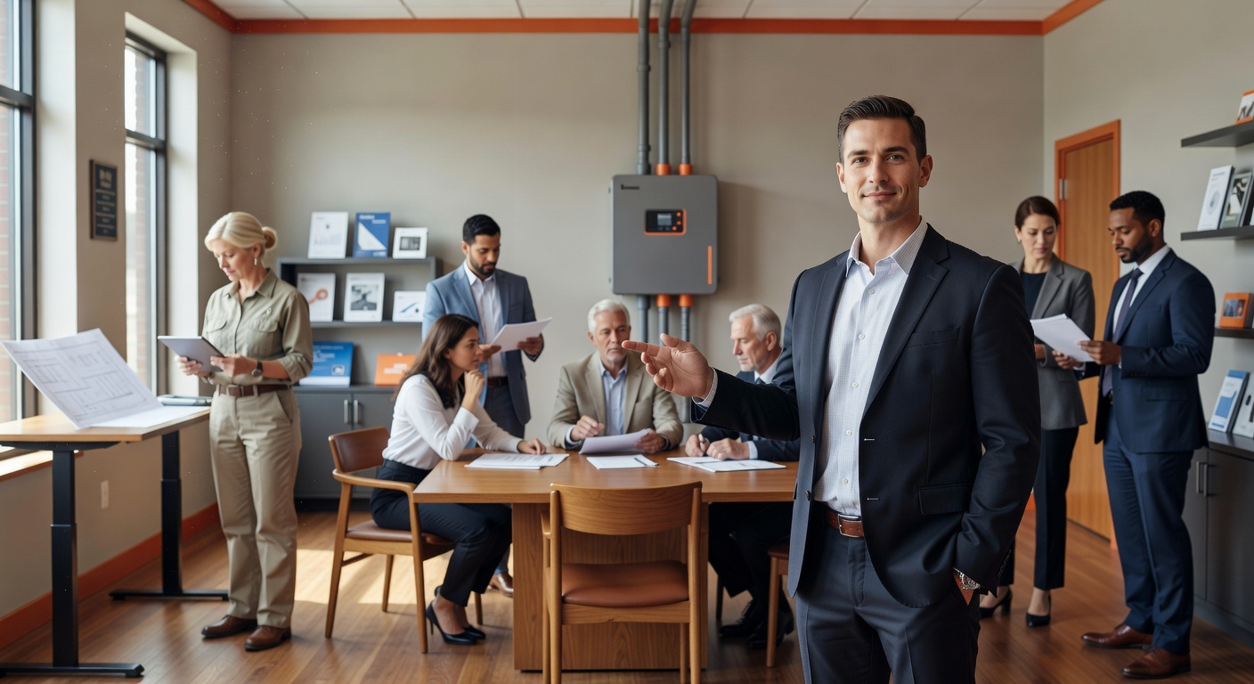 real estate office professional environment