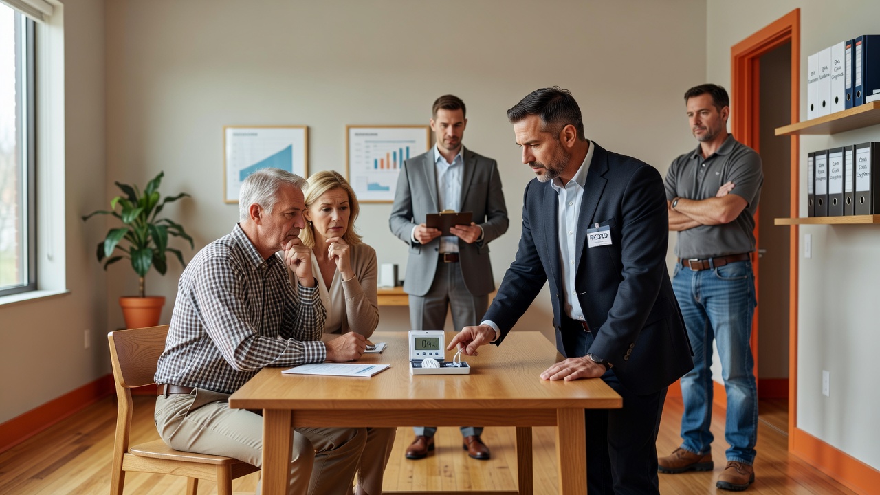 real estate office professional environment
