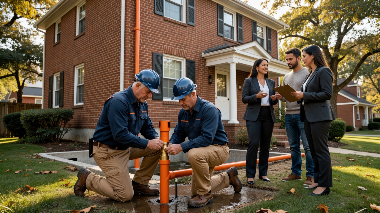 radon mitigation system installation Athens Ohio home