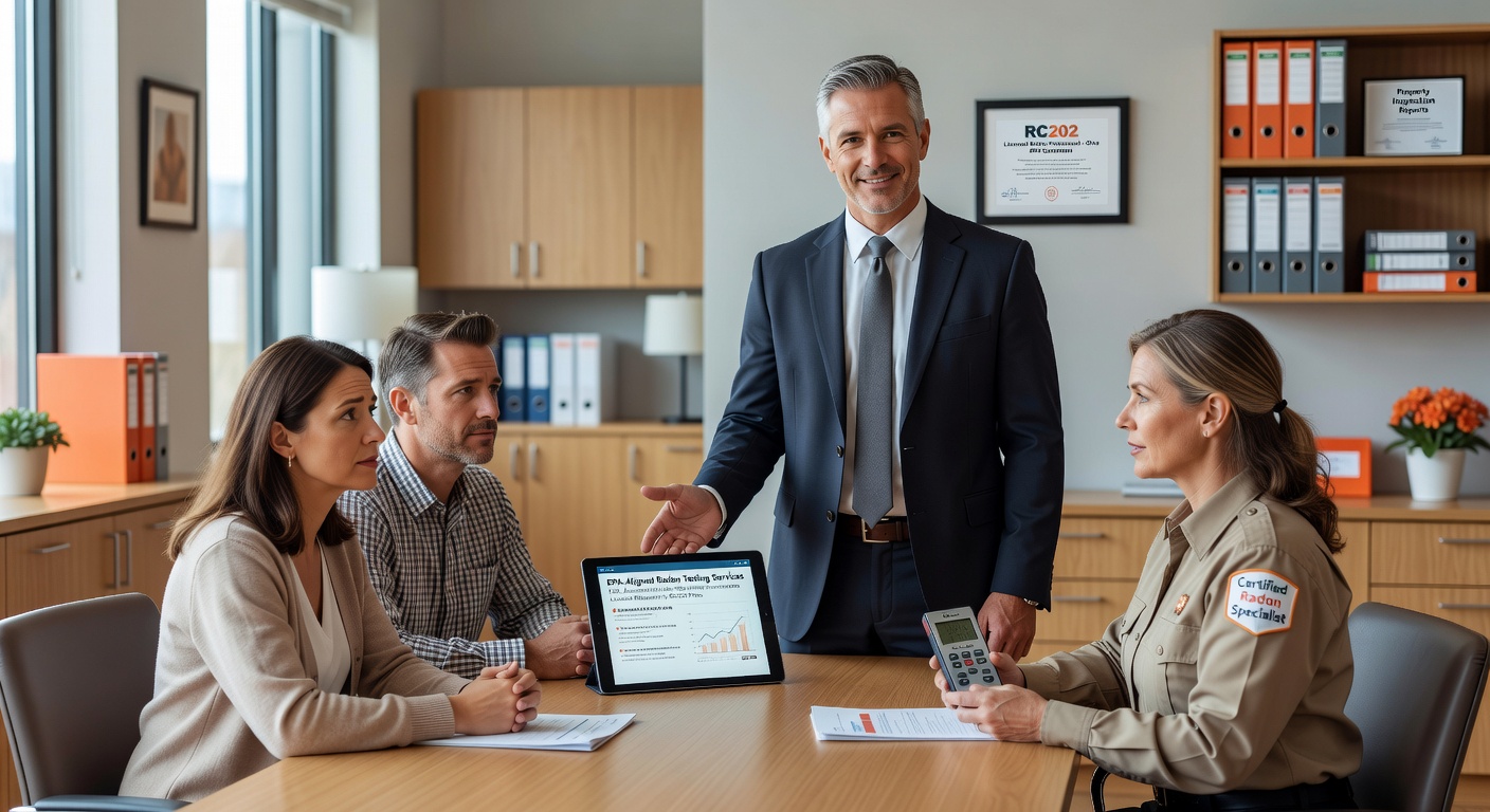 real estate office professional environment