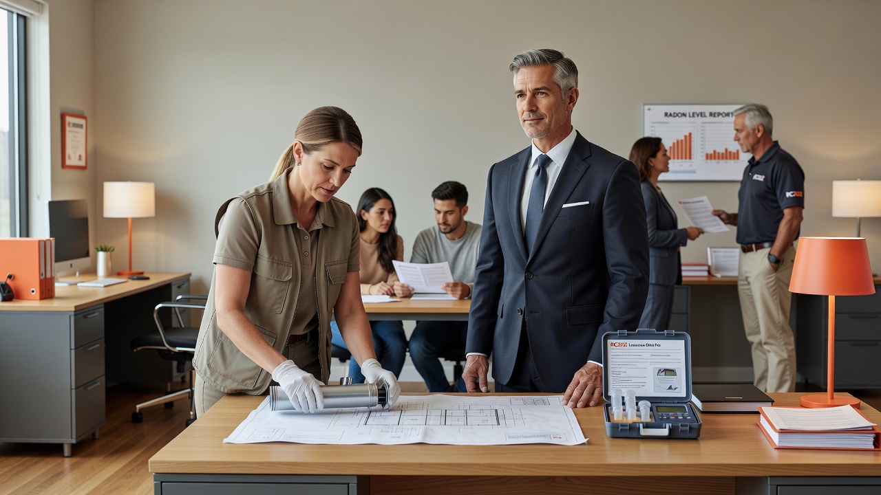 real estate office professional environment