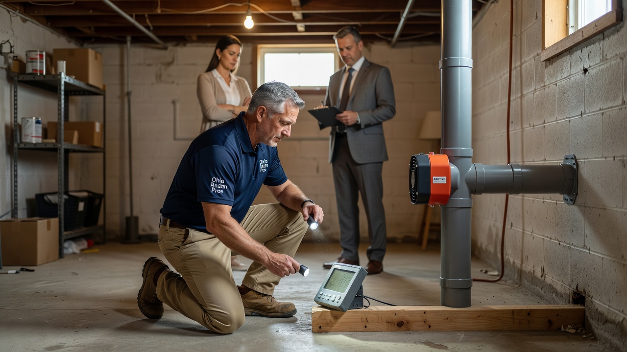 continuous radon monitor device basement testing