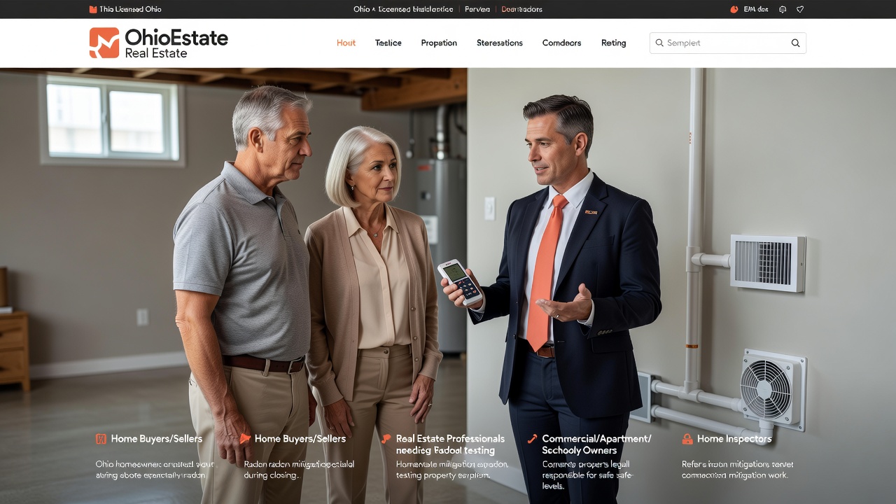 real estate agent showing home client