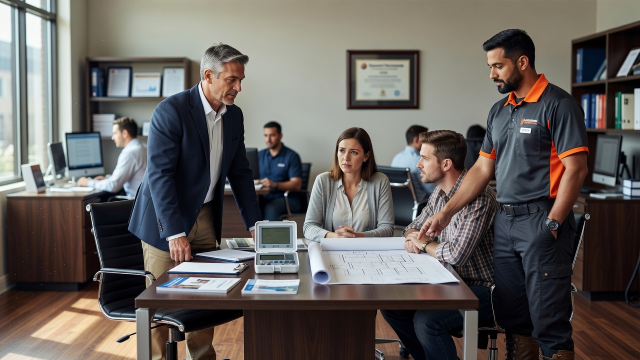 real estate office professional environment