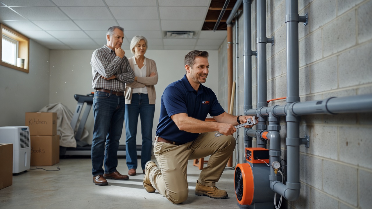 radon mitigation system installation ohio basement