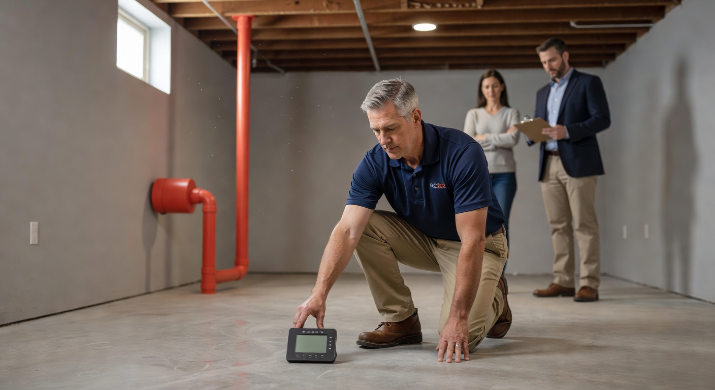 continuous radon monitor professional inspection