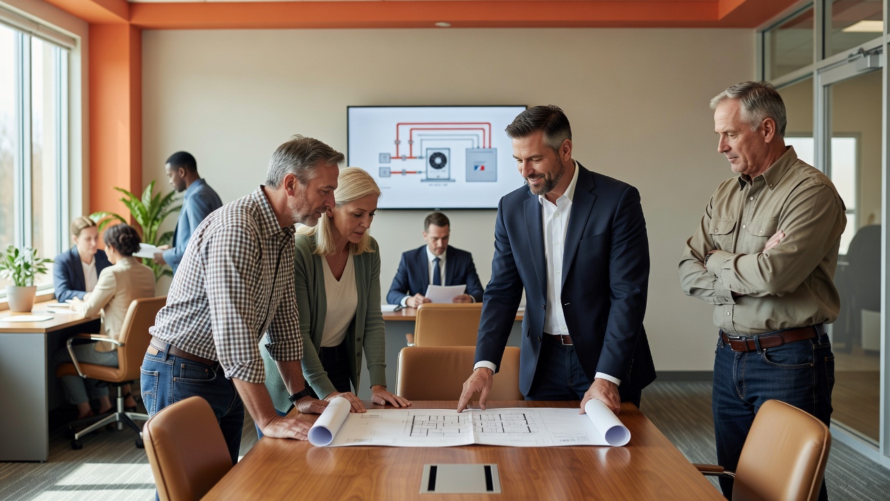 real estate office professional environment