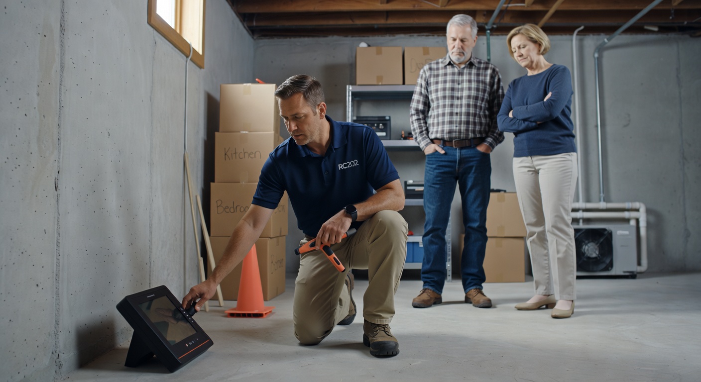 radon test kit continuous monitor home inspection basement