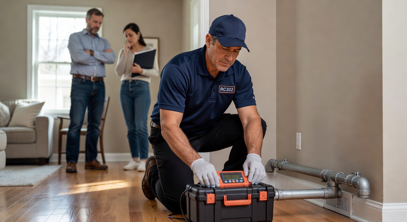 licensed radon professional technician Cleveland Heights Ohio home