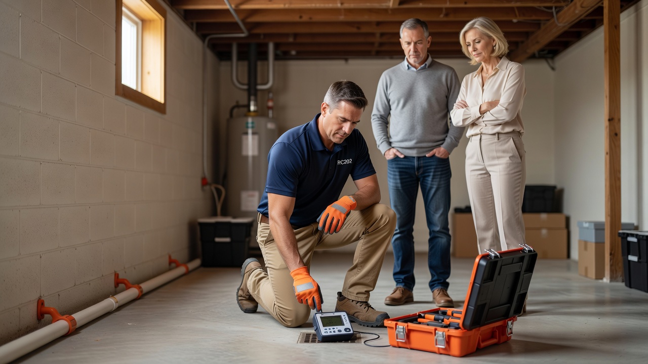 radon test kit basement professional inspection Ohio