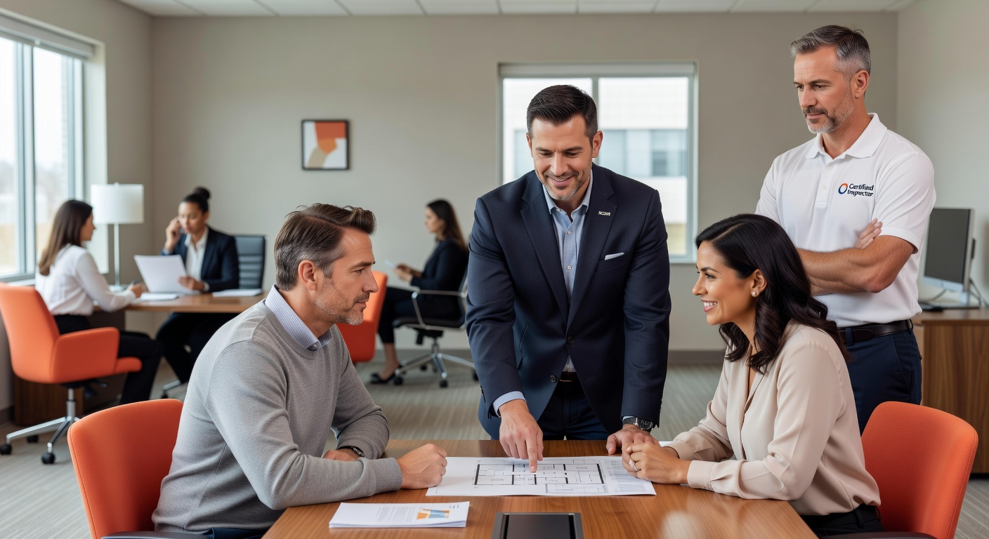 real estate office professional environment