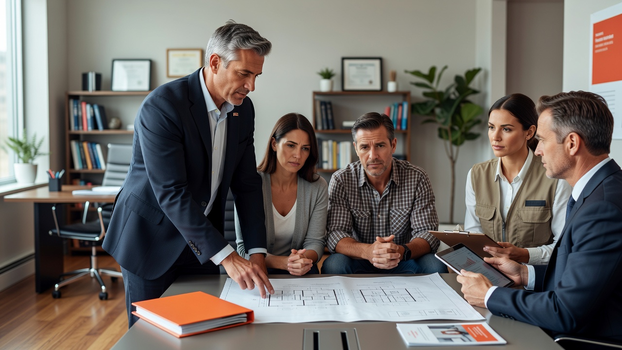 real estate office professional environment