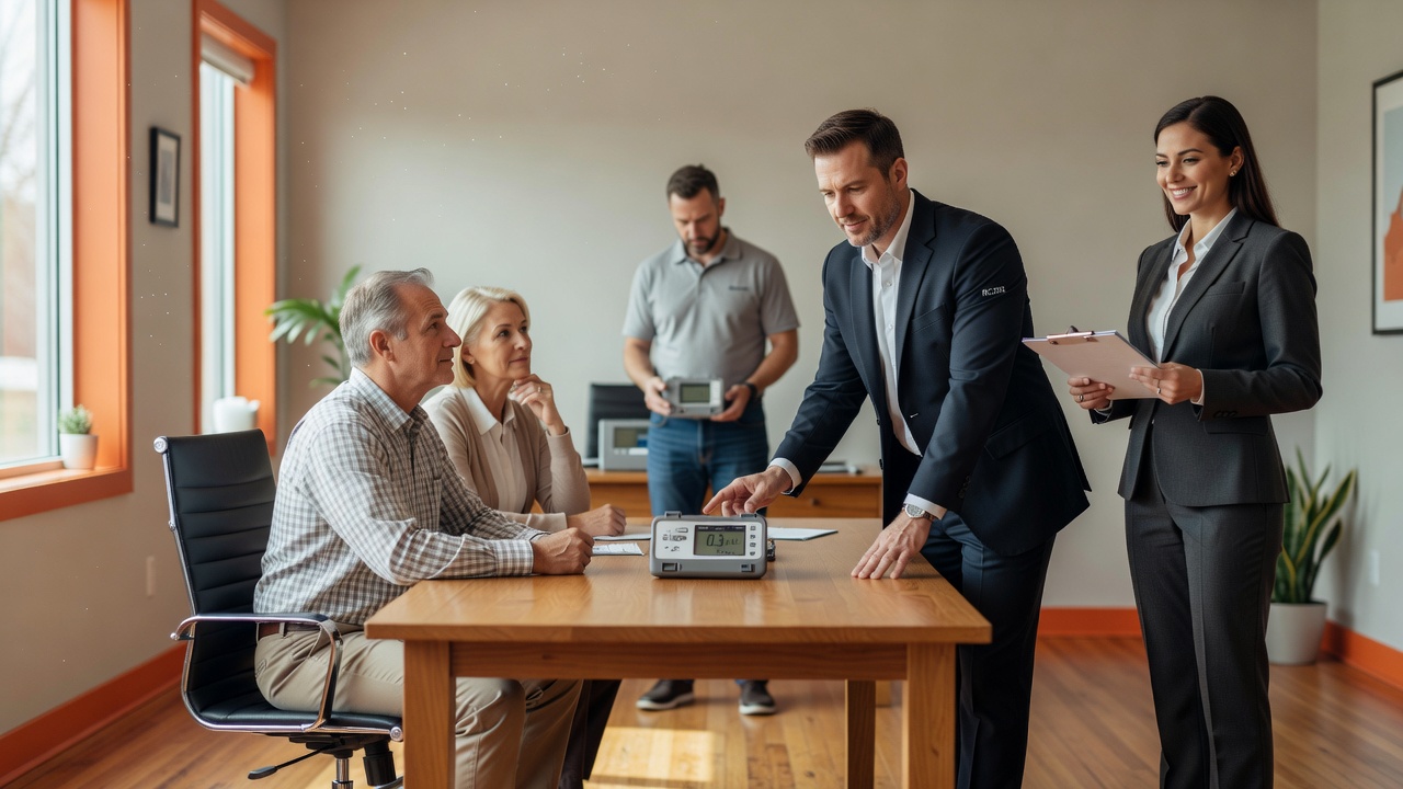 real estate office professional environment