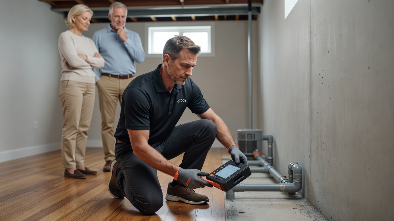 radon test device home inspection Ohio