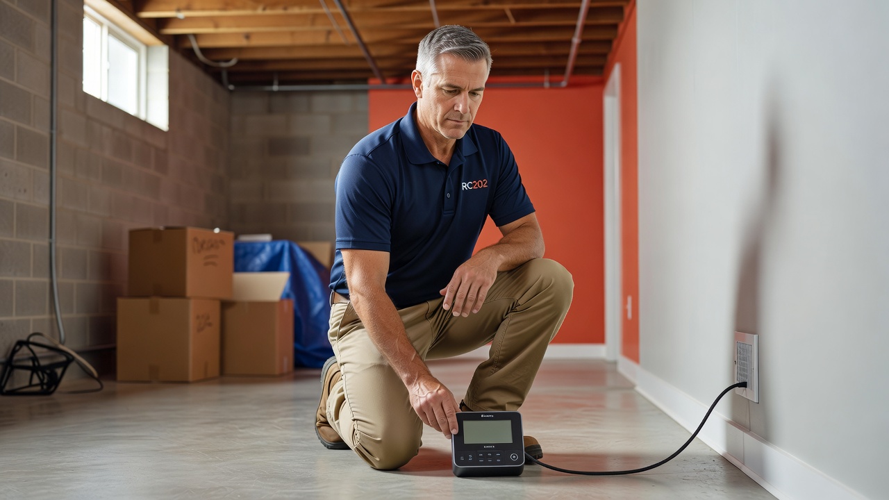 continuous radon monitor device basement testing