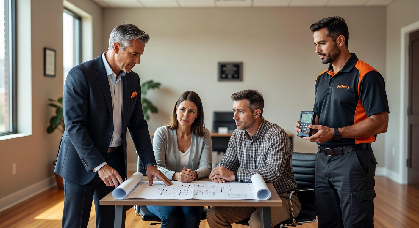 real estate office professional environment