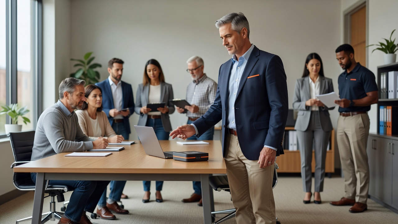 real estate office professional environment