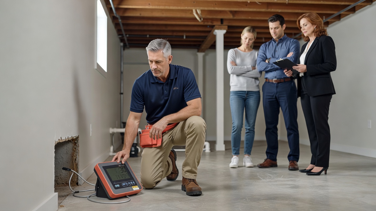 continuous radon monitor professional inspection
